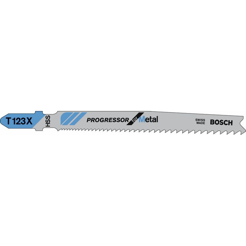 Bosch JIGSAW BLADE PROGRESSOR FOR METAL T123X 5PCS