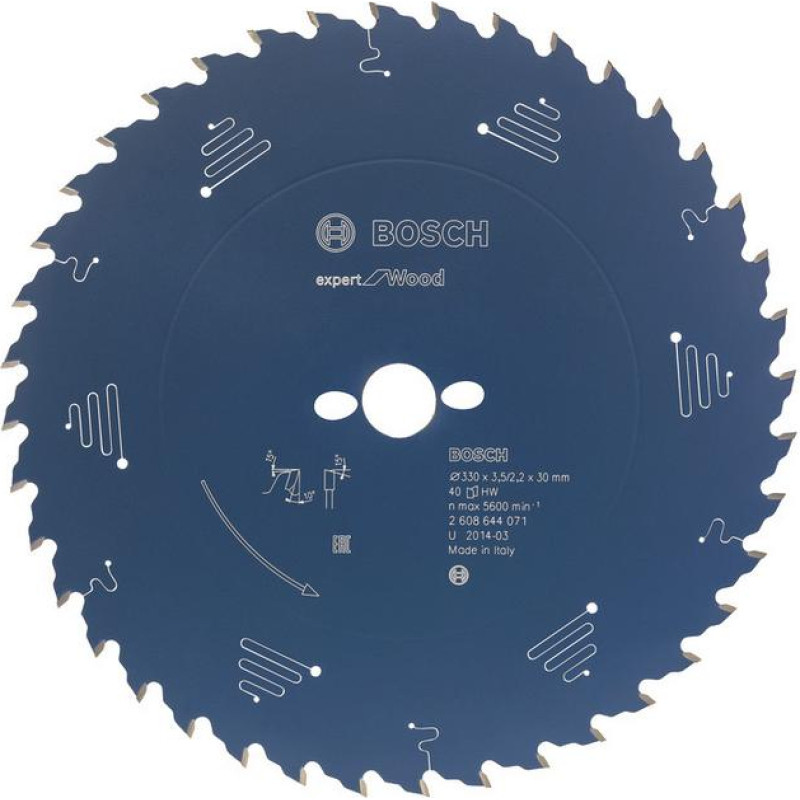 Bosch EXPERT CARBIDE CIRCULAR SAW FOR WOOD 160 X 20 X 2,6MM 24T