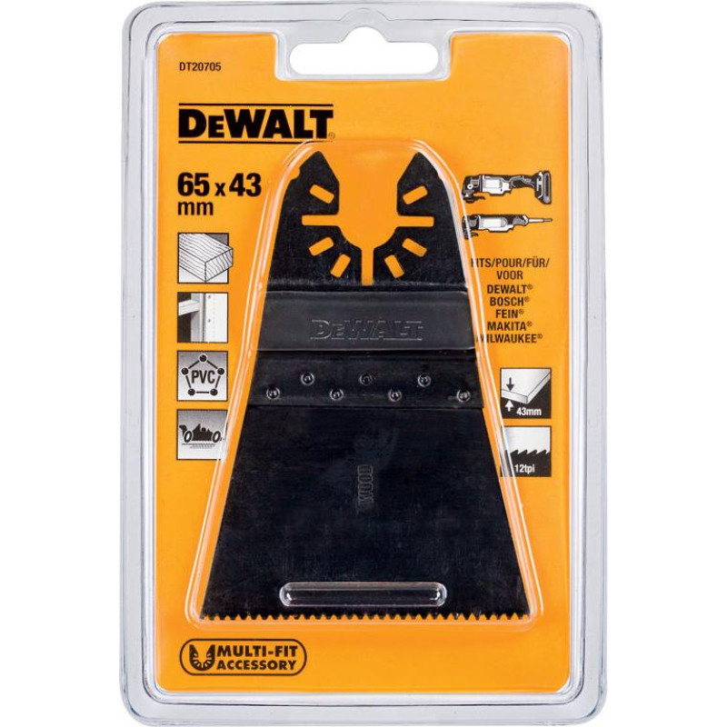 Dewalt BRZESZCZOT MT 43x65mm DREWNO/Z GWOŹDZIAMI/PCV/G/K