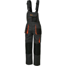 Beta WORK BIB & BRACE TROUSERS EASY GREY 7863G S