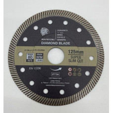 Indian Professional TARCZA DIAMENTOWA 125mm x 1,1mm x 22,2mm SUPER SLIM CUT  /INDIAN PROFESSIONAL