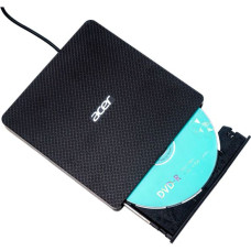 Acer Portable DVD Writer AXD001 optinių diskų įrenginys DVD±RW Juoda