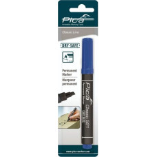 Pica-Marker Pica Permanentmarker 2-6mm, Wedge Tip, blue Retail Packaging