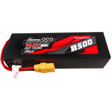 Gens Ace G-Tech 8500mAh 14.8V 60C 4S1P Lipo Battery Pack PC Material Case with XT90 plug