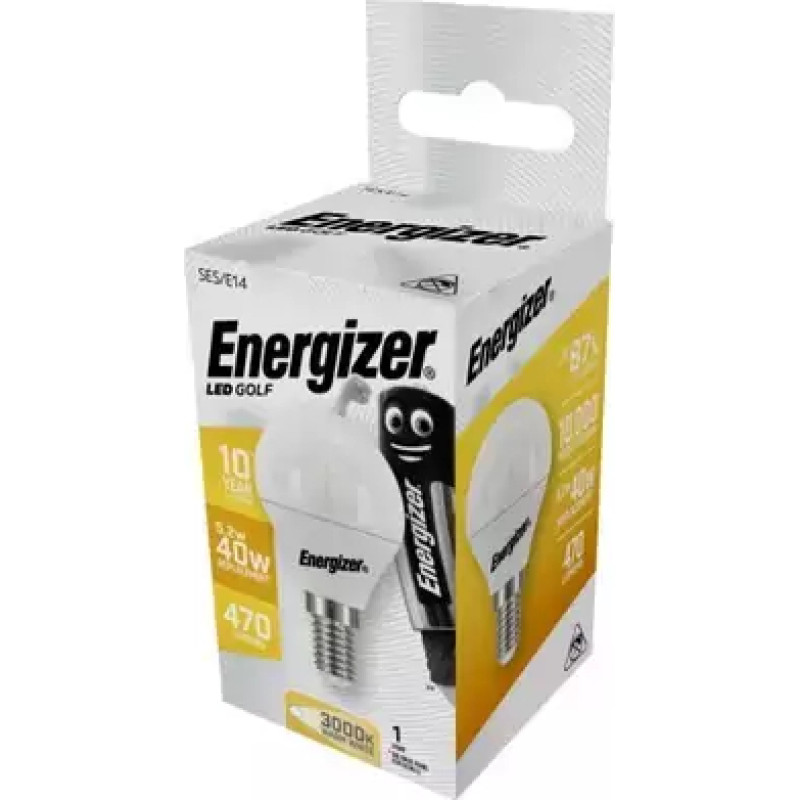 Energizer ŻARÓWKA GOLF 4,9W / 40W E14 470LM BARWA CIEPŁA