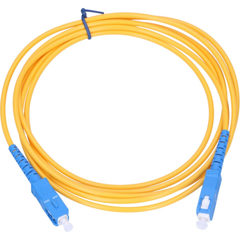 Extralink SC/UPC-SC/UPC | Patchcord | Single mode, Simplex, 3mm, 10m