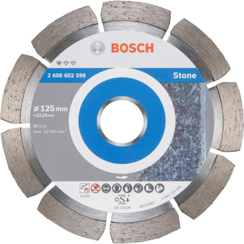 Bosch Pro Stone Diamond Blade Standard for 125mm 22,23mm