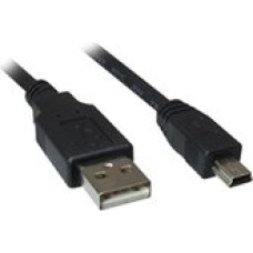 Sharkoon USB 2.0 A-B Mini black 0,5m