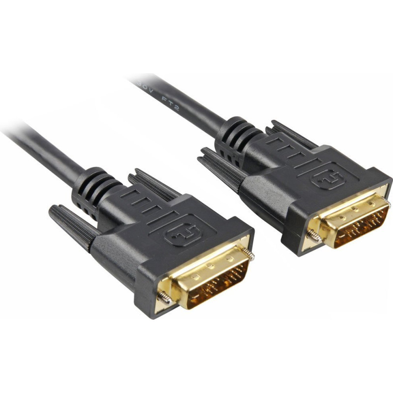 Sharkoon Adapter DVI-D -> DVI-D (18+1) black 2m