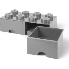 Room Copenhagen LEGO Brick Drawer 8 grey - RC40061740