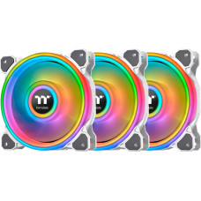 Thermaltake Riing Quad 14 RGB Radiator Fan TT Premium Edition 3 Pack, case fan (white, set of 3, 1x controller)