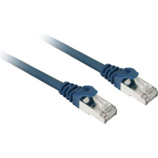 Sharkoon patch network cable SFTP, RJ-45, with Cat.7a raw cable (blue, 10 meters)