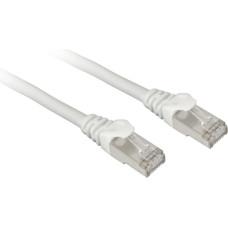 Sharkoon patch network cable SFTP, RJ-45, with Cat.7a raw cable (white, 1 meter)