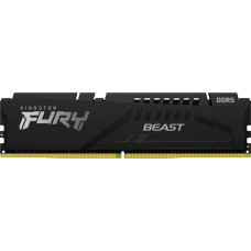 Kingston FURY 16 GB DDR5-5200, memory (black, KF552C36BBE-16, Fury Beast , XMP, EXPO, for AMD)