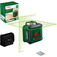 Bosch cross line laser UniversalLevel 360 (green/black, green laser lines, range 24 meters)