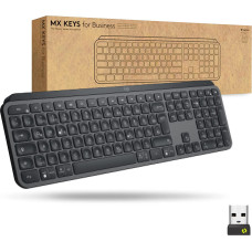 Logitech DE layout - Logitech MX Keys for Business, keyboard (graphite)