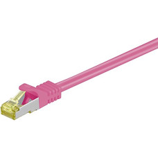 Goobay Patch cable SFTP m.Cat7 pink 3,00m - LSZH, Magenta