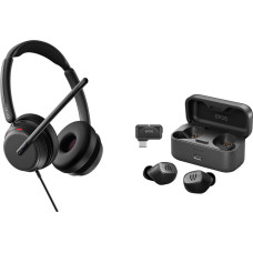 Epos IMPACT 860T ANC Bundle, Headset (Stereo, Headband, incl. GTW 270 Series In-Ear Headphones)