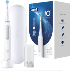 Oral-B iO Series 4 Quite Suaugusiems Besisukantis dantų šepetėlis Balta