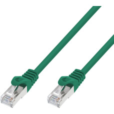 Extralink LAN PATCHCORD CAT.7 S/FTP 1M 20G SHIELDED FOILED TWISTED PAIR BARE COPPER GREEN