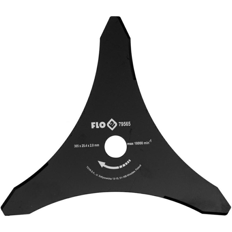 Toya FLO TRÓJZĄB DO KOSY 2mm/305mm/25,4mm