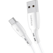 Vipfan USB to USB-C cable VFAN Racing X05, 3A, 2m (white)