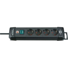Brennenstuhl Extension Lead 4-fold Premium-Line 1,8m black