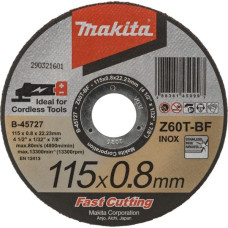 Makita B-45727 Cutting Disk 115x0,8mm INOX