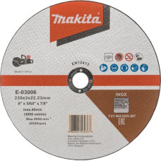 Makita E-03006 cutting disk 230x1,9mm INOX