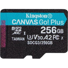 Kingston Card microSD 256GB Canvas Go Plus 170/90MB/s