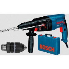 Bosch ROTARY HAMMER DRILL WITH FORGING OPTION 800W 2,7J + ADDITIONAL HANDLE GBH 2-26 DFR