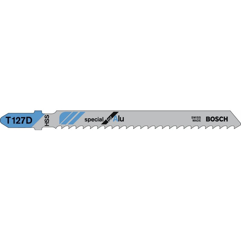 Bosch JIGSAW BLADE SPECIAL FOR ALUMINIUM T127D 5PCS