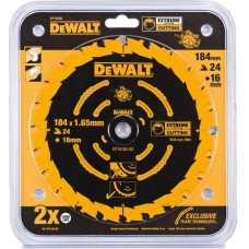 Dewalt PIŁA TARCZOWA  DO ZAGŁĘBIARKI 184mm x 16mm 24z