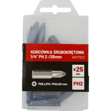 Awtools AW PHILLIPS SCREWDRIVER BIT SET 1/4