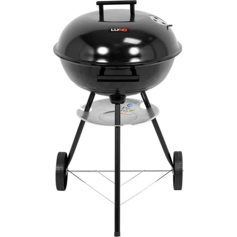 Toya LUND GRILL WĘGLOWY OKRĄGŁY Z POKRYWĄ 41cm