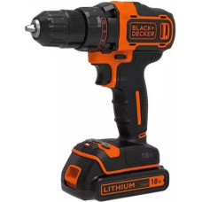 Black+Decker BLACK & DECKER DRILL DRIVE 18V BDCDD186B 40NM 2X1 5AH