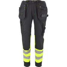 Awtools AW HI-VIS WORK TROUSERS T3 YELLOW/ L