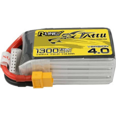 Tattu R-Line 4.0 1300mAh 22.2V 130C 6S1P XT60 Battery