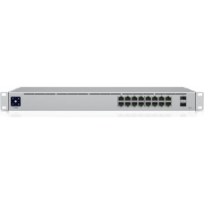 Ubiquiti USW-16-POE | Switch | UniFi, 16x RJ45 1000Mb/s, 8x PoE+, 2x SFP