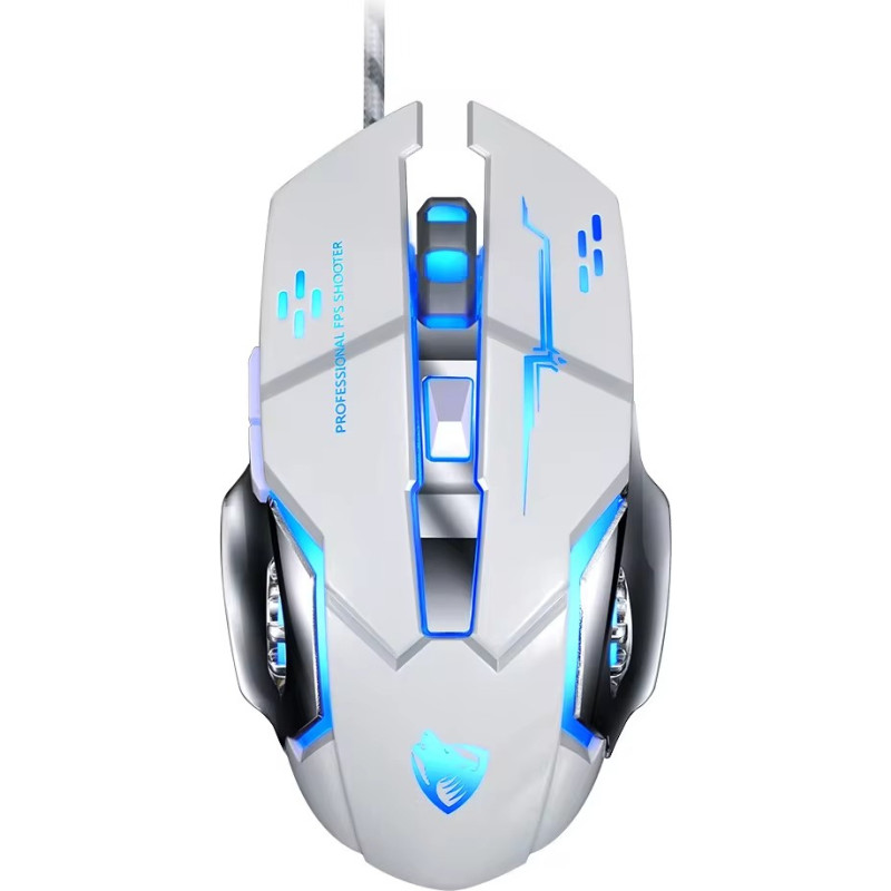 Extralink Gaming Mouse V6 | Gaming mouse | wired, optical, 6400dpi, 6 buttons, LED backlight