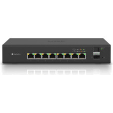 Ubiquiti ES-8-150W | Switch | EdgeMAX EdgeSwitch, 8x RJ45 1000Mb/s PoE+, 2x SFP, 150W