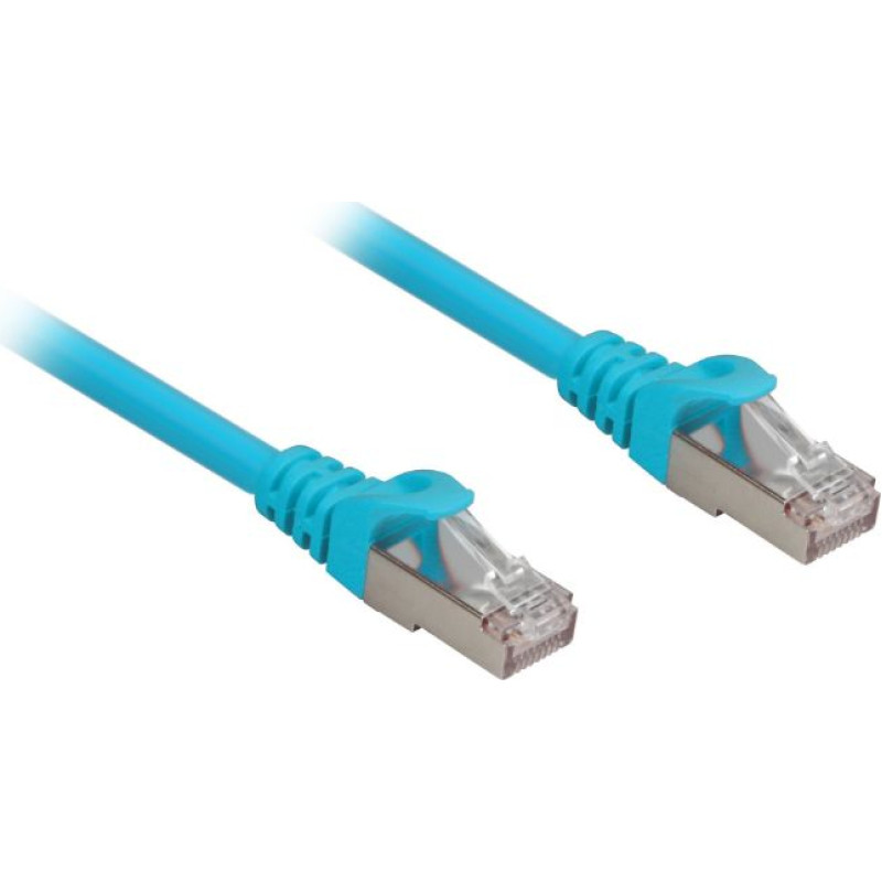 Sharkoon network cable RJ45 CAT.6a SFTP LSOH blue 1,0m - HalogenFree