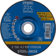 Pferd Šlifavimo diskas PSF STEELOX 150x4,1mm, Pferd