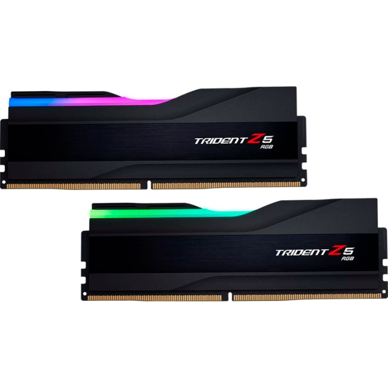 G.skill DIMM 48 GB DDR5-6000 (2x 24 GB) dual kit, RAM (black, F5-5600J4040D48GX2-T, Trident Z5 RGB, XMP)