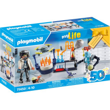 Playmobil 71450 City Life Researchers with robots, construction toy