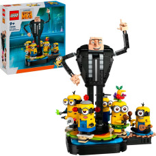 Lego 75582 Minions Gru and the Minions made of LEGO bricks, construction toy