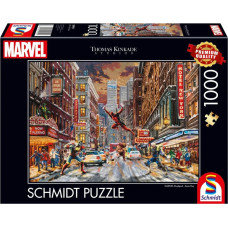 Schmidt Spiele Thomas Kinkade Studios: Marvel - Deadpool, Snow Day, Puzzle (1000 pieces)