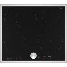 Neff T56STF1L0 N 90, Autonomous hob (black/stainless steel, 60 cm)