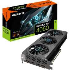 Gigabyte Graphics Card|GIGABYTE|NVIDIA GeForce RTX 4060|8 GB|GDDR6|128 bit|PCIE 4.0 16x|Dual Slot Fansink|2xHDMI|2xDisplayPort|GV-N4060EAGLEOC-8GD