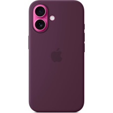 Apple Silicone Case with MagSafe (plum, iPhone 16)